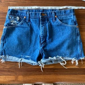 Vintage wrangler cutoffs